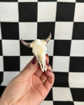 Bison Skull Magnet | Rustic Western Decor & Desert-Inspired Mini Art