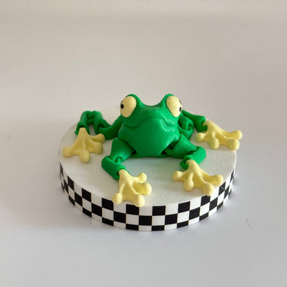 Hopsley the Tree Frog 3D Printed Fidget Collectible