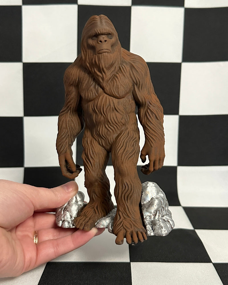 Cinnamon Bigfoot Figurine Cryptid Collectible Decor