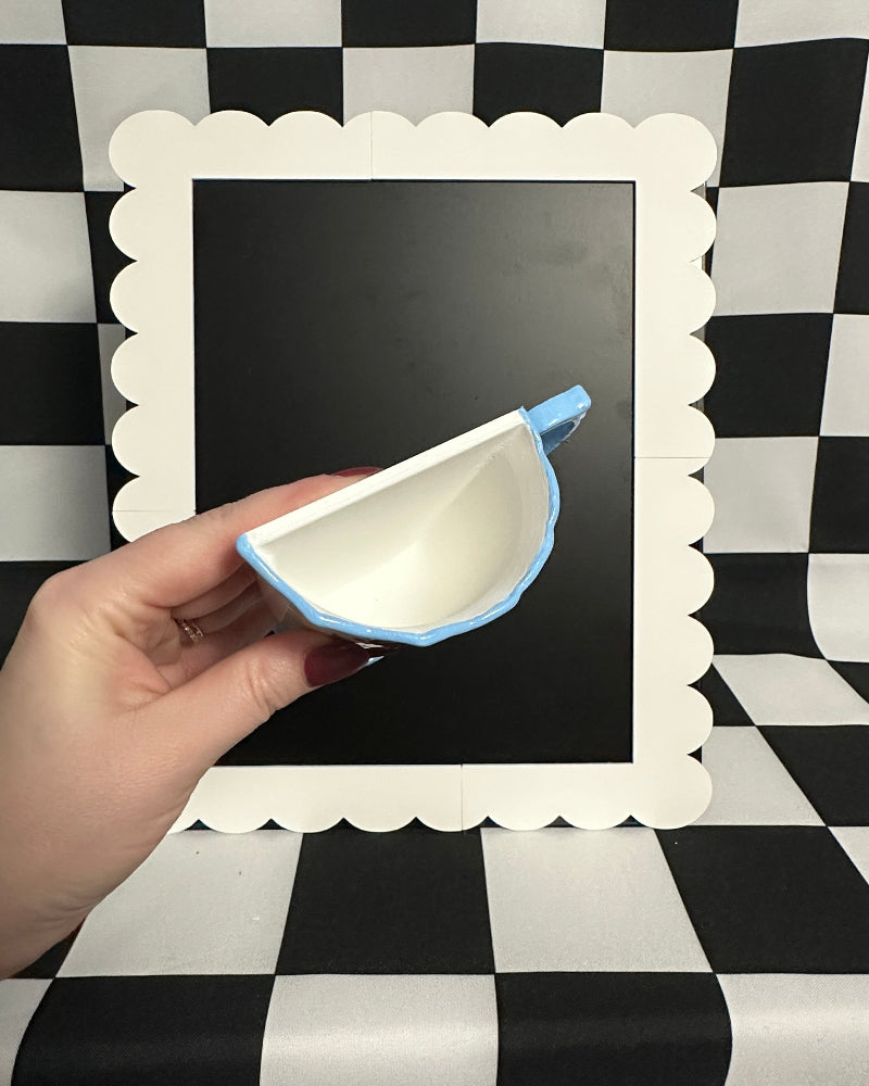Classic Charm Teacup Magnet & Pen Holder | Cottagecore Kitchen Decor