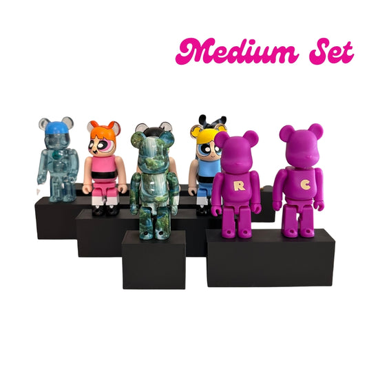 Custom 3D Printed Bearbrick Medium Display Stand for Collectors 1m