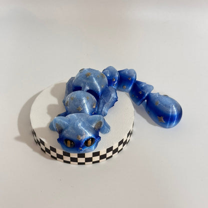 Celestial Whisker Galaxy Cat 3D Printed Fidget Collectable