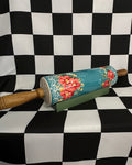 Dark Green Large Rolling Pin Holder Stand - Fits Pioneer Woman Rolling Pins