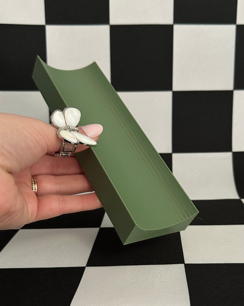 Dark Green Large Rolling Pin Holder Stand - Fits Pioneer Woman Rolling Pins