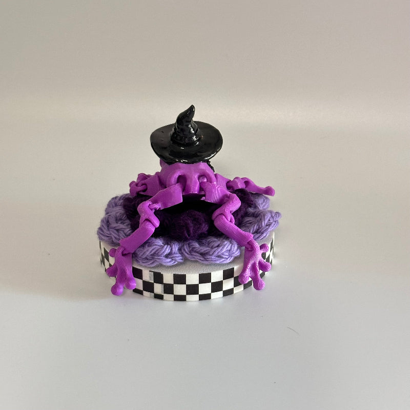 HocusHops the Witchy Frog 3D Printed Fidget Collectable