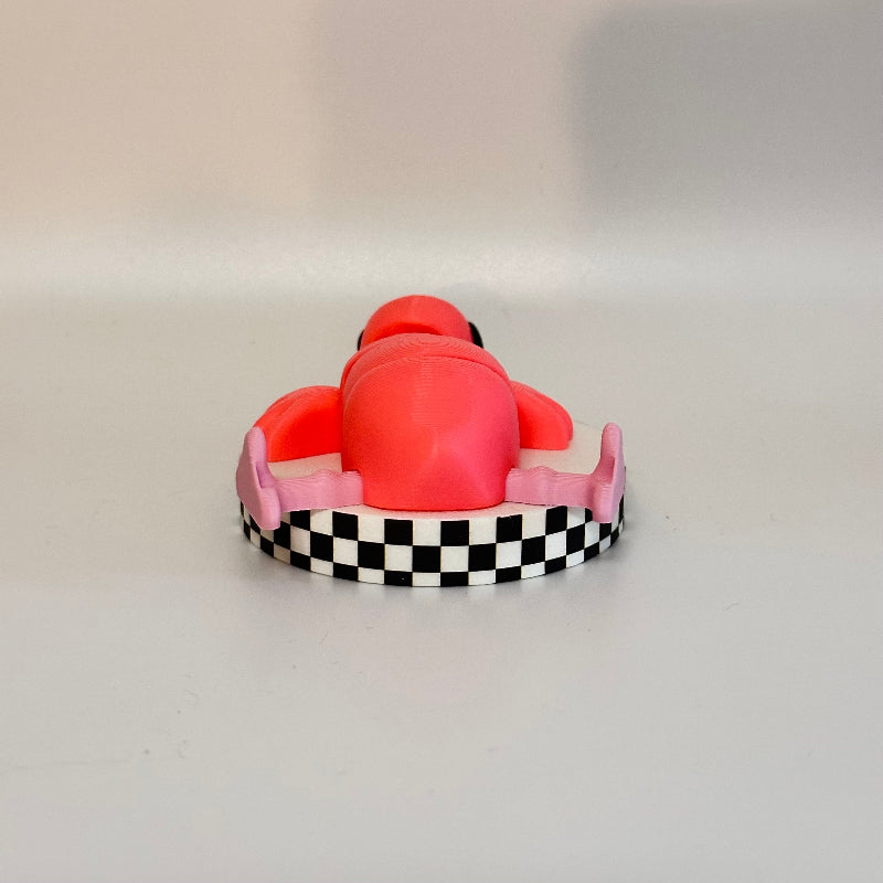 FidgetFluff the Flamingo 3D Printed Fidget Toy Collectible