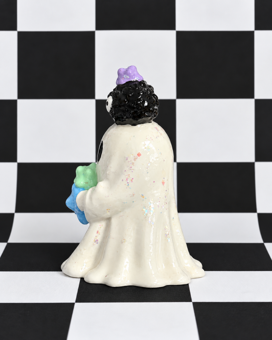 Ghost with Angry Soot Sprites Figurine