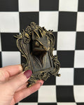 Gold Chameleon Framed Magnet | Tropical Curiosity Mini Wall Art & Eclectic Decor