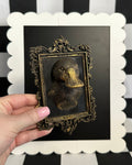 Gold Platypus Framed Magnet | Whimsical Mini Wall Art
