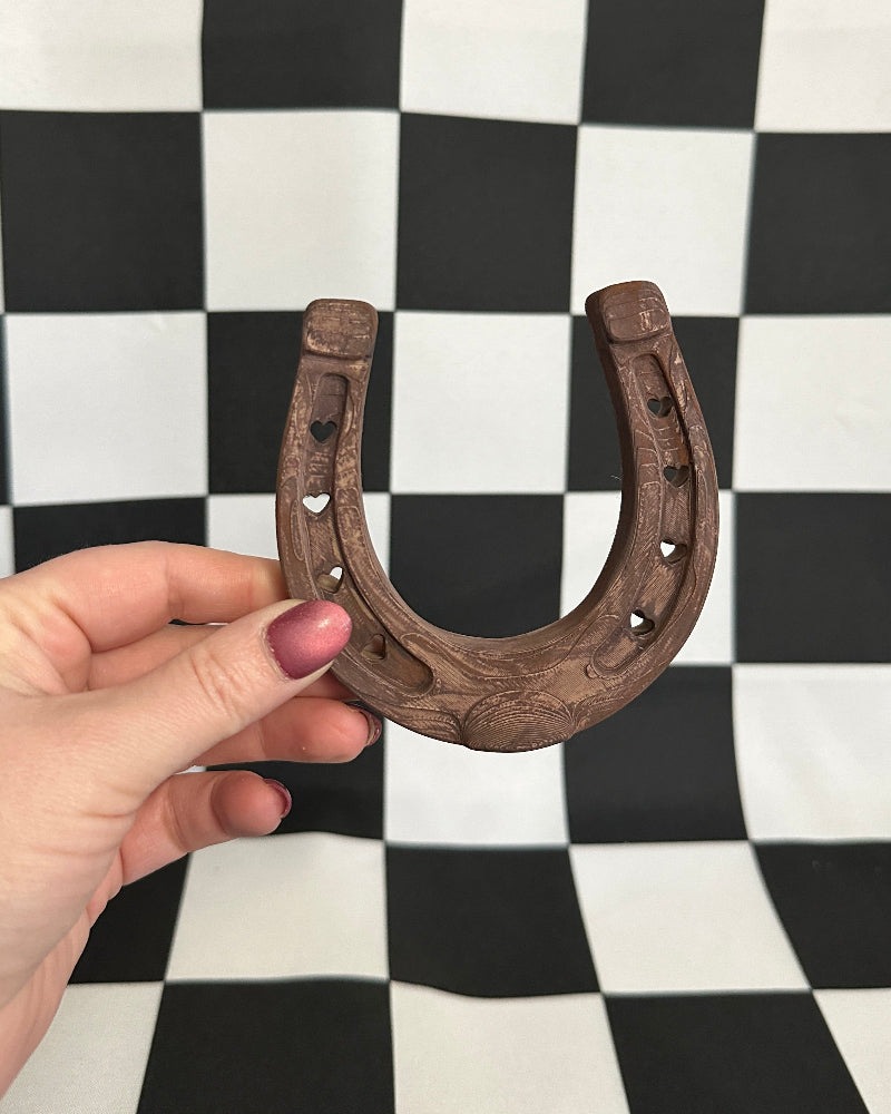 Western Horseshoe Magnet | Lucky Charm Rustic Decor (Heart or Classic Design)