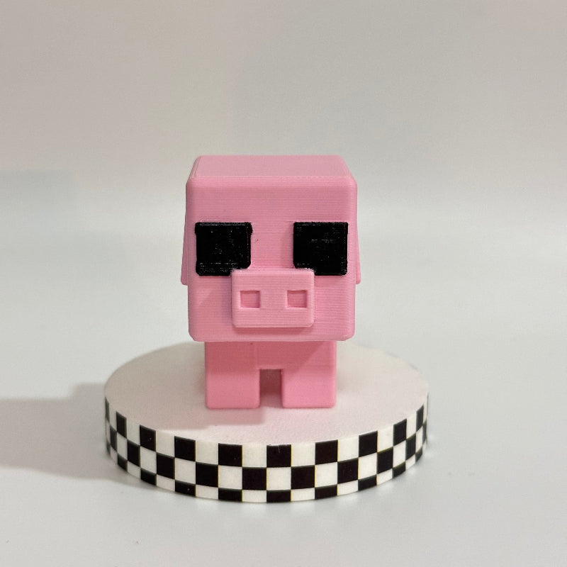 Minecraft Pig 3D Printed Shelfie Collectable