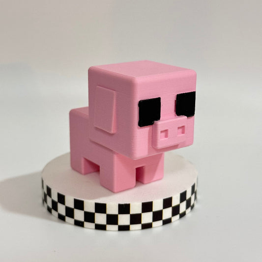 Minecraft Pig 3D Printed Shelfie Collectable