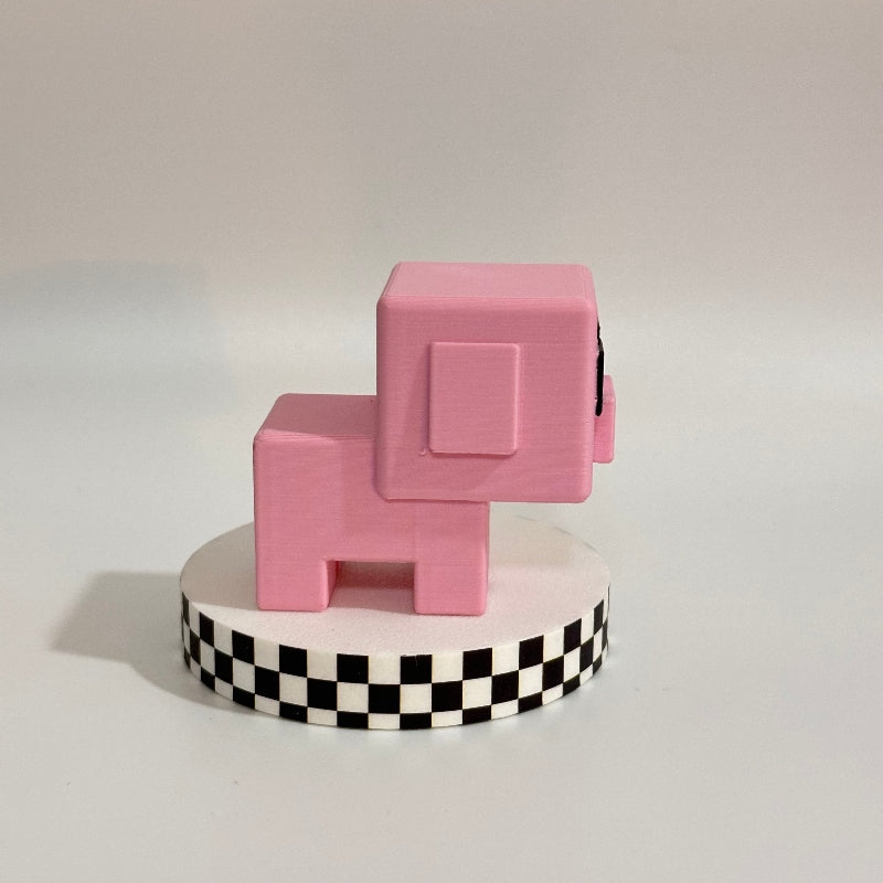 Minecraft Pig 3D Printed Shelfie Collectable