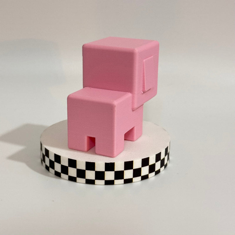 Minecraft Pig 3D Printed Shelfie Collectable