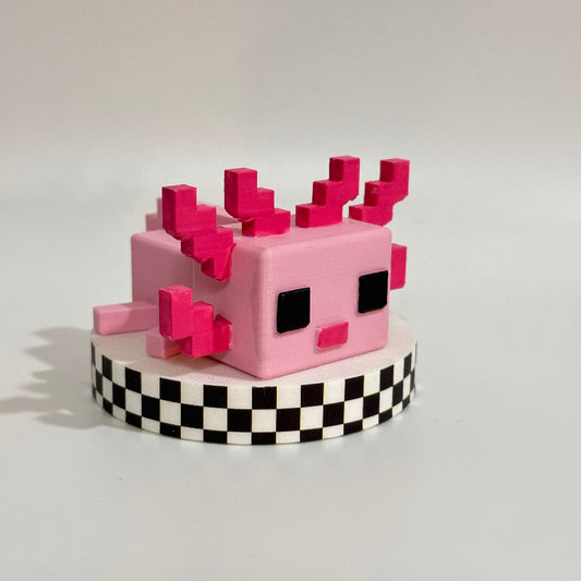 Minecraft Axolotl 3D Printed Shelfie Collectable