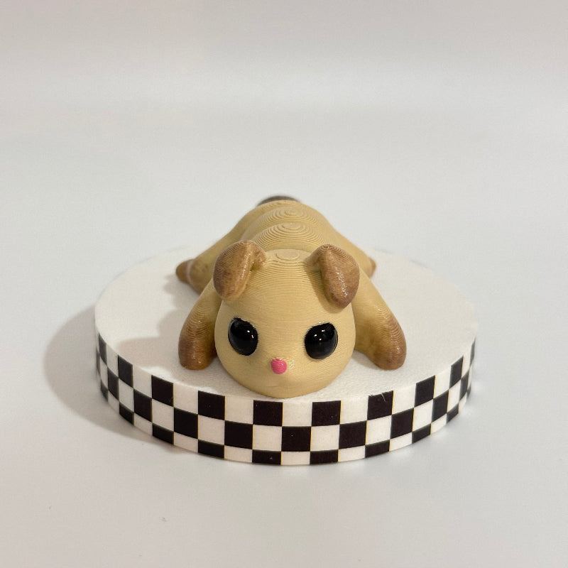 Cinnamon Whimsy Pup 3D Printed Fidget Collectable