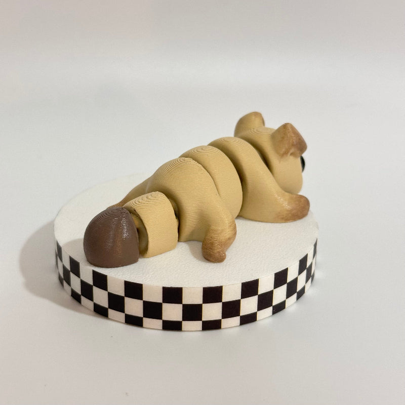 Cinnamon Whimsy Pup 3D Printed Fidget Collectable