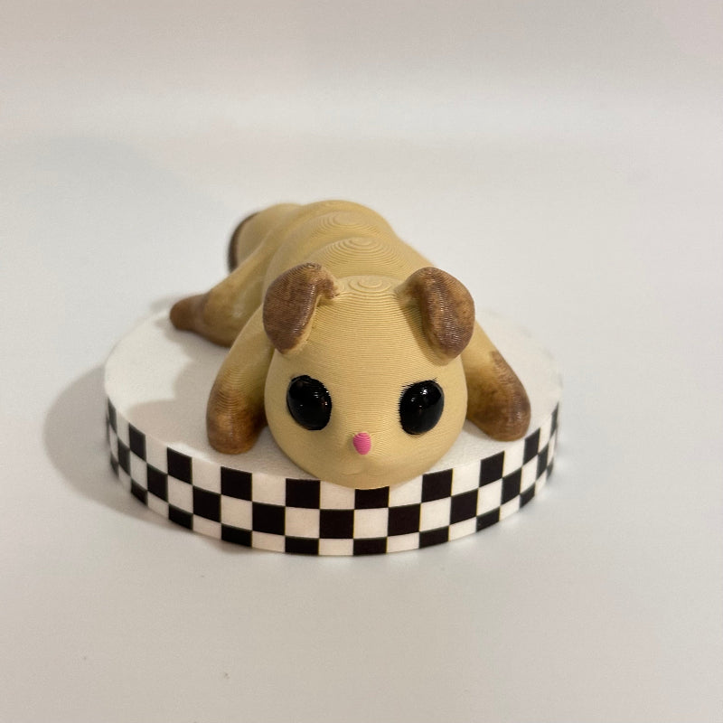 Cinnamon Whimsy Pup 3D Printed Fidget Collectable