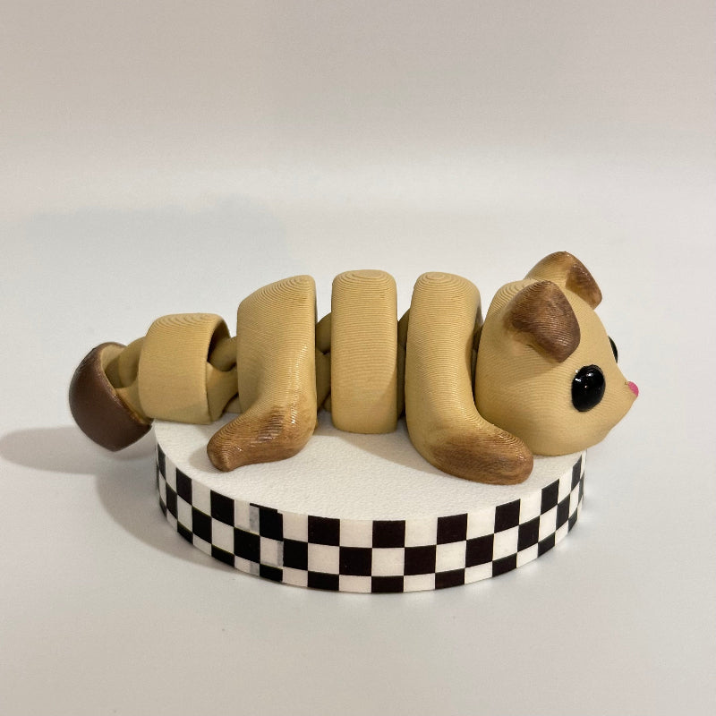 Cinnamon Whimsy Pup 3D Printed Fidget Collectable