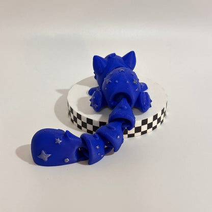 Sapphire Cosmos Cat 3D Printed Fidget Collectable