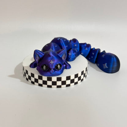 Nebula Reverie Cat 3D Printed Fidget Collectable