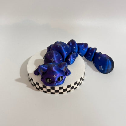 Nebula Reverie Cat 3D Printed Fidget Collectable