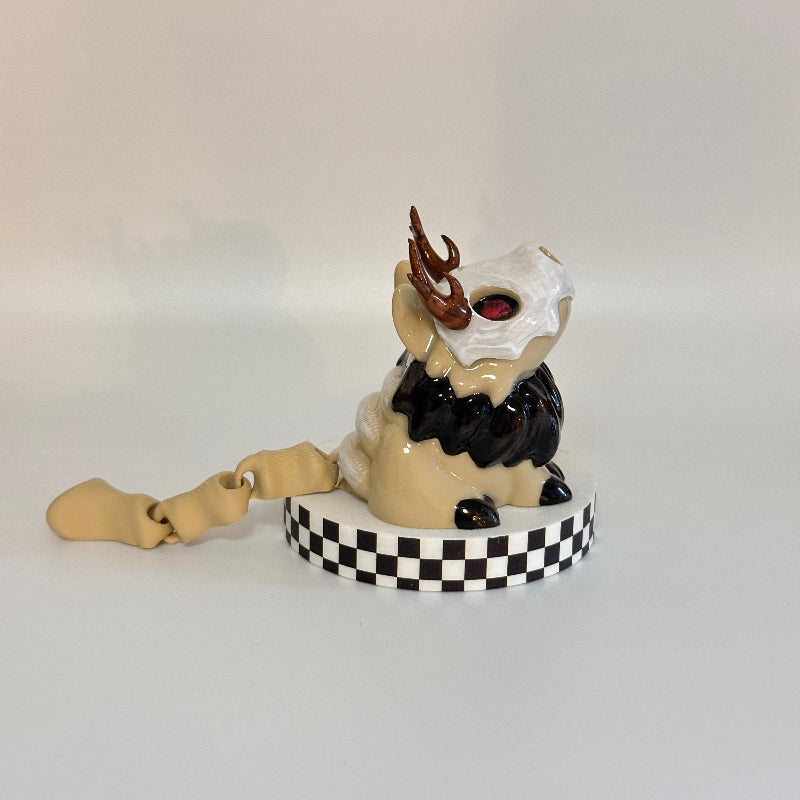 FableFang the Chibi Wendigo 3D Printed Fidget Cryptid Collectable
