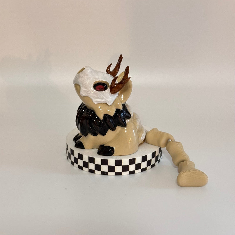 FableFang the Chibi Wendigo 3D Printed Fidget Cryptid Collectable