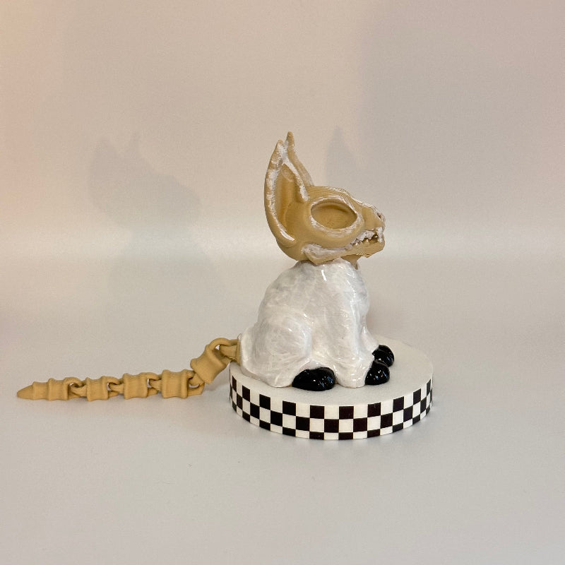 PhantomPaws the 3D Printed Fidget Collectable Skeleton Ghost Cat