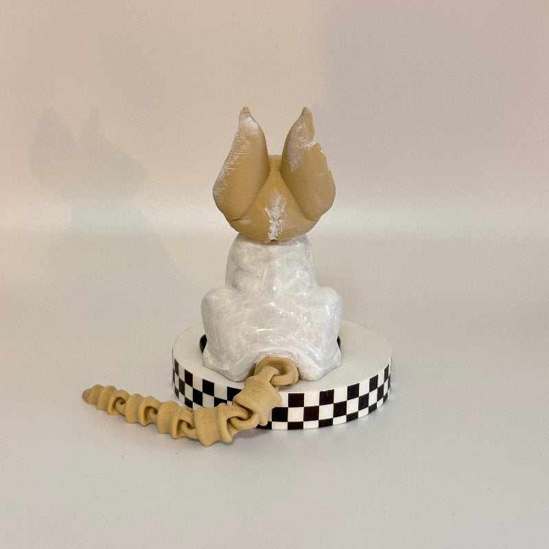 PhantomPaws the 3D Printed Fidget Collectable Skeleton Ghost Cat