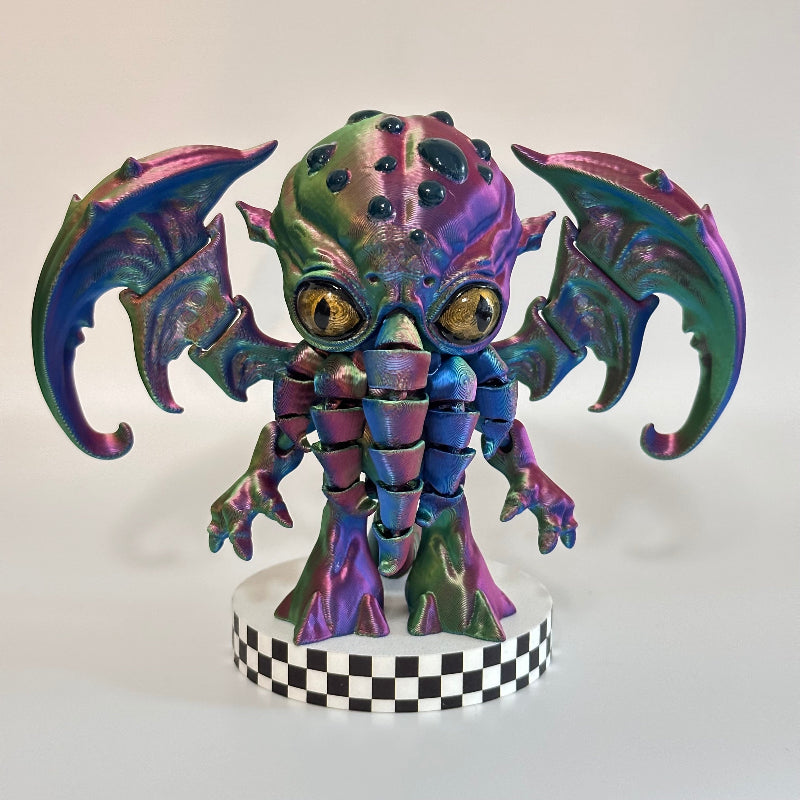 Prismatic Reverie 3D Printed Fidget Collectable Cthulhu