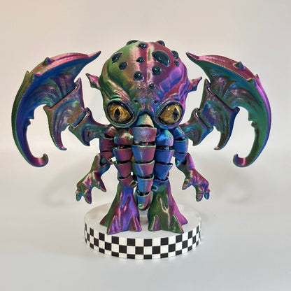 Prismatic Reverie 3D Printed Fidget Collectable Cthulhu