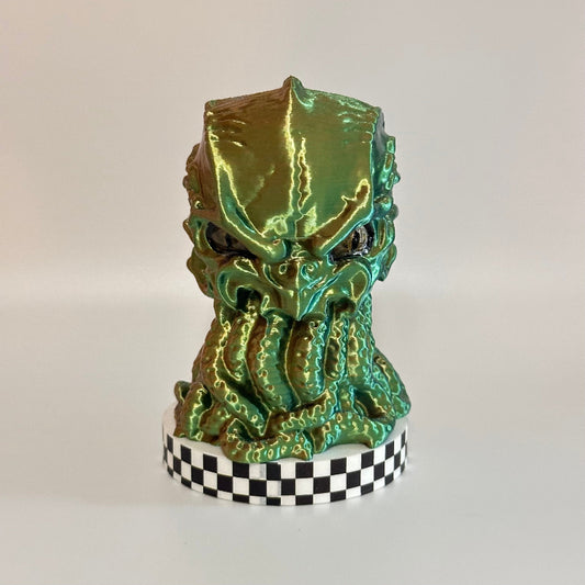 Auroral Bone Enigma Cthulhu Skull 3D Printed Shelfie Collectable