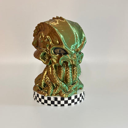 Auroral Bone Enigma Cthulhu Skull 3D Printed Shelfie Collectable