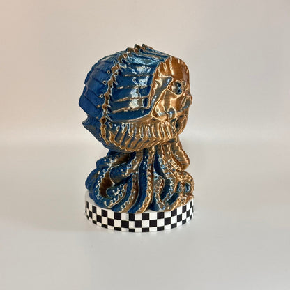 Auroral Bone Enigma Cthulhu Skull 3D Printed Shelfie Collectable