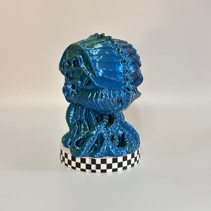Auroral Bone Enigma Cthulhu Skull 3D Printed Shelfie Collectable