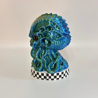 Auroral Bone Enigma Cthulhu Skull 3D Printed Shelfie Collectable