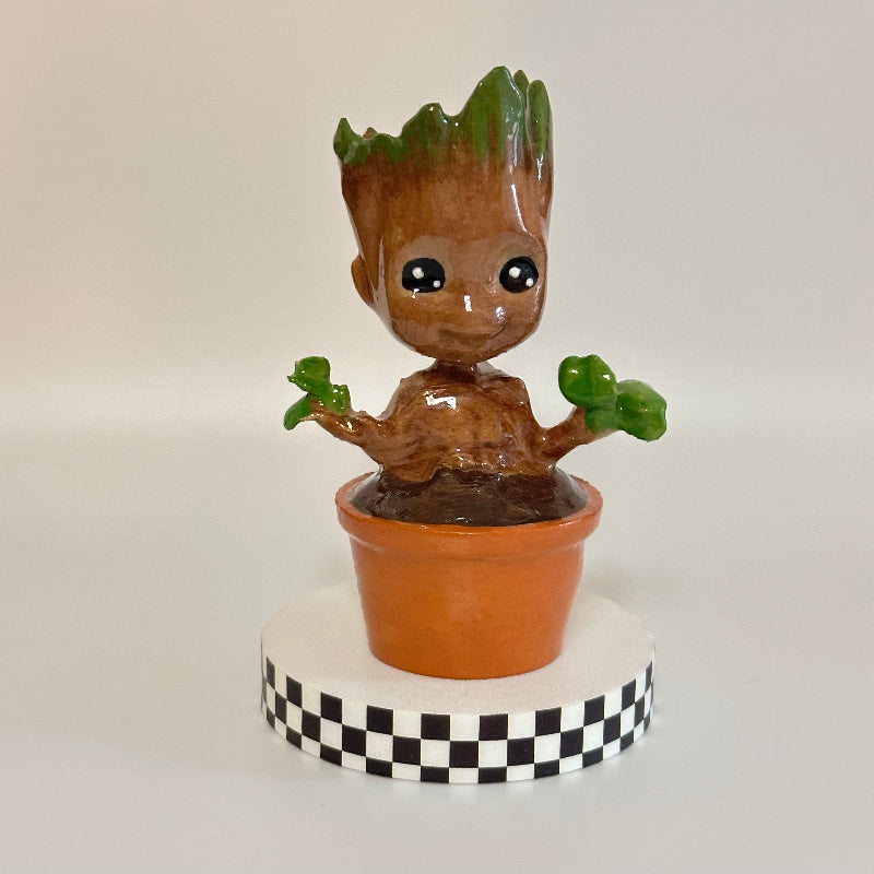Leaflet the Potted Groot 3D Printed Shelfie Collectible 