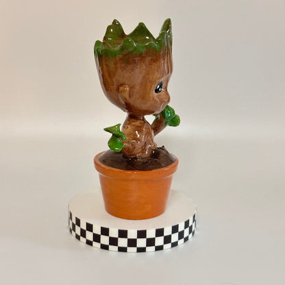 Leaflet the Potted Groot 3D Printed Shelfie Collectible 