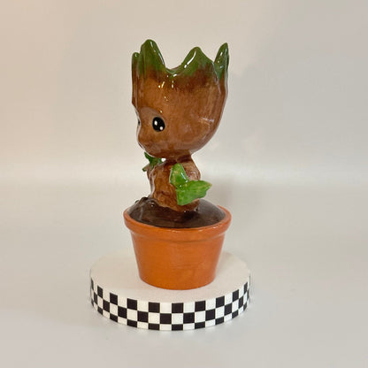 Leaflet the Potted Groot 3D Printed Shelfie Collectible 