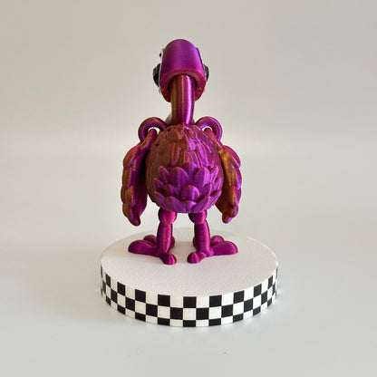 Fidgety Floof 3D Printed Fidget Flamingo Collectable