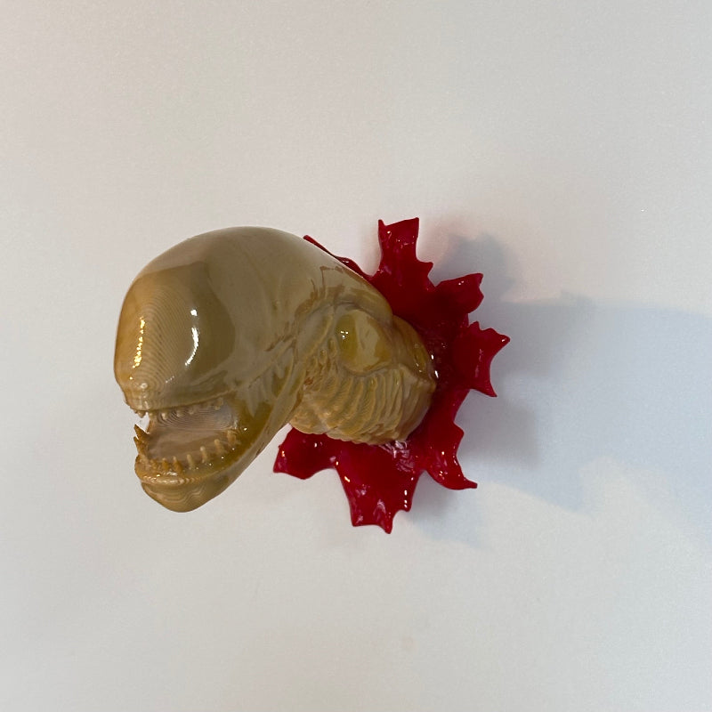Chestburster Xenomorph 3D Printed Magnet