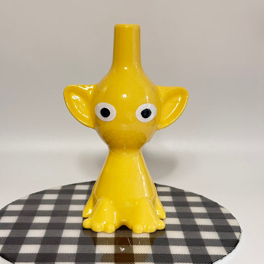 Yellow Pikmin 3D Printed Vase Collectable