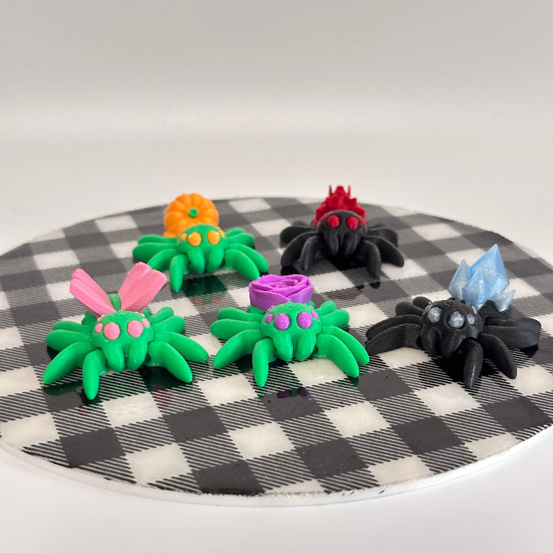 Mini Spiders 3D Printed Fidget Toy
