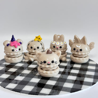 Tan Macaron Spinners 3D Printed Fidget Toy 