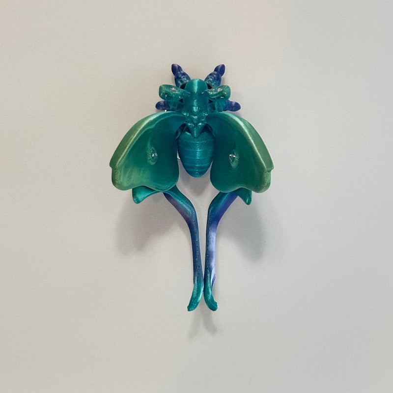 Moonflutter Luna Moth 3D Printed Fidget Magnet