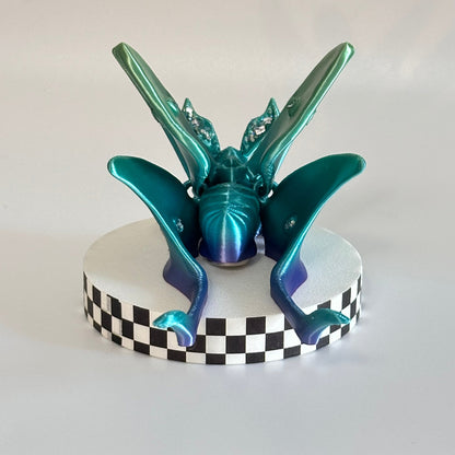 Moonflutter Luna Moth 3D Printed Fidget Magnet