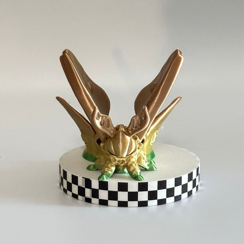 Lumen Luna Moth 3D Printed Fidget Magnet