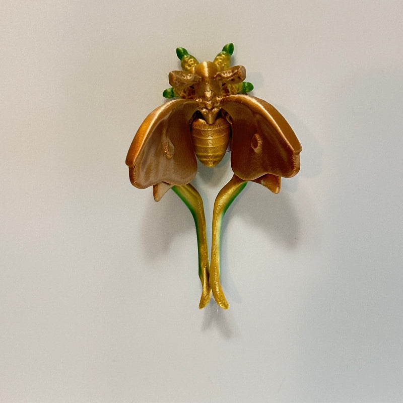 Lumen Luna Moth 3D Printed Fidget Magnet