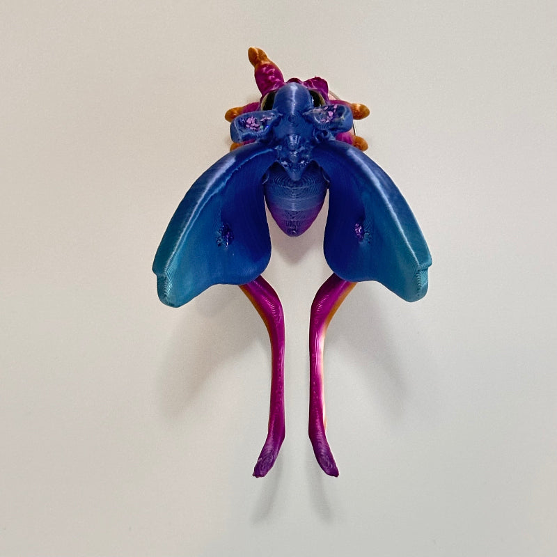 Luminelle Luna Moth 3D Printed Fidget Magnet